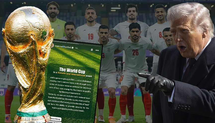 İran Milli Takımından kafa karıştıran açıklama Trumpa cevap: Hiç kimse bizi Dünya Kupasından dışlayamaz