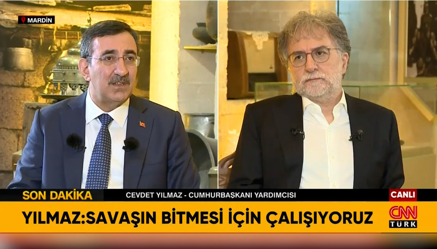 Cumhurbaşkanı Yardımcısı Cevdet Yılmaz CNN Türkte: İran konusunda tavrımız net