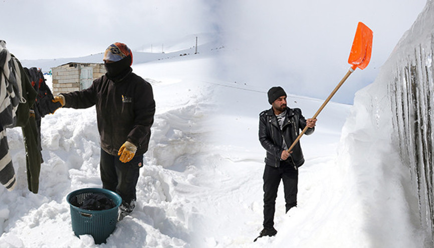 Türkiyenin en yüksek yerleşim yerlerinden biri: Mahalle 230 nüfuslu Burada Antarktikanın kışı yaşanıyor