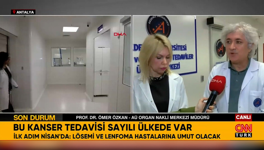 Kansere mucize tedavi Türkiyede: Lösemi ve lenfoma hastalarına umut olacak