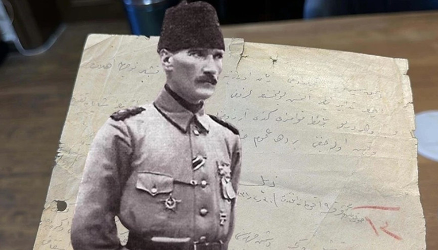 İlk kez yayınlandı Atatürkün askeri bir deha olduğunu gösteriyor: Askerlere çok manidar emir İlk kez yayınlandı Atatürkün askeri bir deha olduğunu gösteriyor: Askerlere çok manidar emir