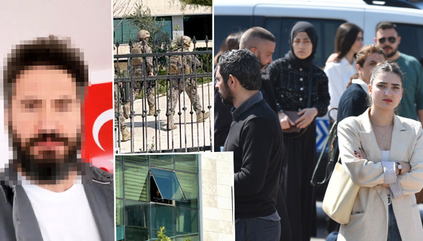 Antalyada Kepez Kaymakamlık binasında silah sesi duyuldu: 4.5 saatte ikna edildi Ateş ettiği anlar kamerada Antalyada Kepez Kaymakamlık binasında silah sesi duyuldu: 4.5 saatte ikna edildi Ateş ettiği anlar kamerada