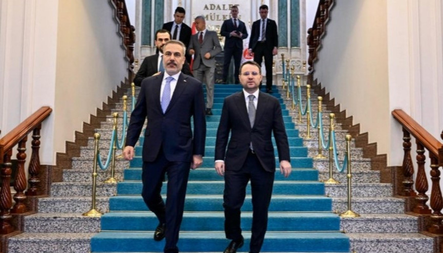 Dışişleri Bakanı Hakan Fidandan Adalet Bakanı Akın Gürleke ziyaret