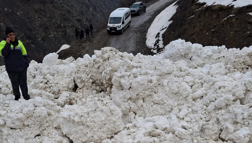 Vanda çığ düştü: 1 mahalle ve 8 mezraya ulaşım kapandı