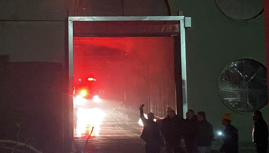 Tekirdağda fabrika yangını büyümeden söndürüldü