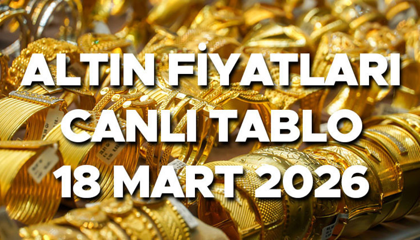 ALTIN FİYATLARI CANLI VE ANLIK 18 MART 2026 SON DAKİKA - || FED sonrası altın fiyatlarında düşüş Bugün 1 gram altın, çeyrek altın ve ONS altın ne kadar, kaç lira ediyor İşte altın alış satış fiyatları anlık takip grafiği...