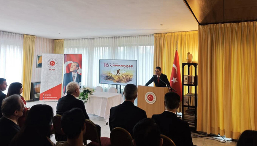 Münihte 18 Mart Çanakkale Anması