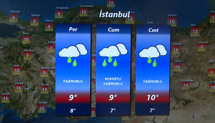 Ramazan Bayramında yurtta yağışlı hava hakim olacak