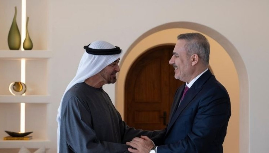 Dışişleri Bakanı Hakan Fidan, BAE Devlet Başkanı Al Nahyan ile görüştü