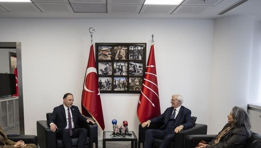 CHP Genel Merkezinde siyasi partiler arası bayramlaşma