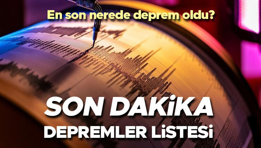 SON DAKİKA DEPREM Mİ OLDU - CANLI ANLIK SON DEPREMLER LİSTESİ 24 MART 2026 | Bugün deprem mi oldu, en son nerede deprem oldu, kaç büyüklüğünde İşte AFAD ve Kandilli Rasathanesi yakınımdaki depremler verileri