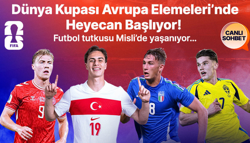 Dünya Kupası Avrupa Elemeleri’nde Heyecan Başlıyor Futbol tutkusu Misli’de yaşanıyor…