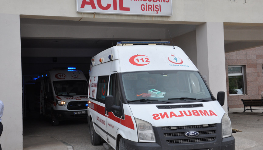 Gaziantep’te motosikletin çarptığı yaya yaralandı