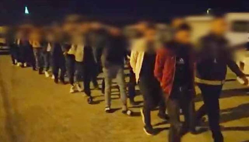 Konyada, 10 kaçak göçmen yakalandı