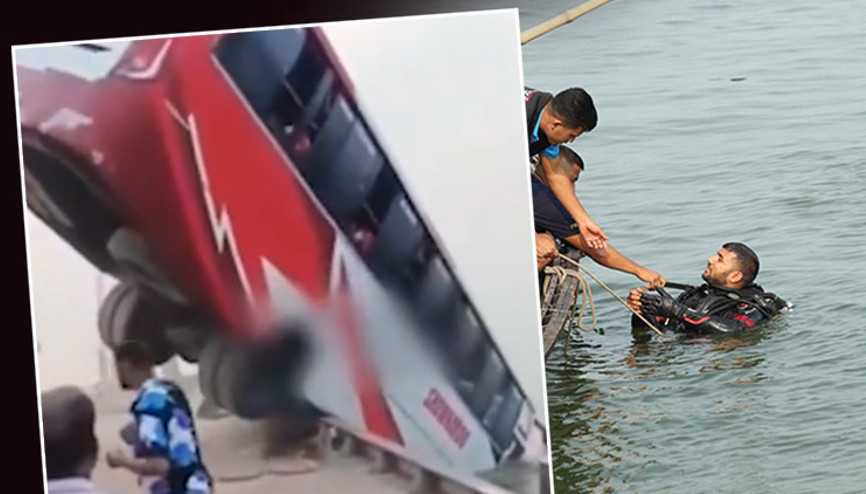 Bangladeşte yolcu otobüsü nehre düştü: 24 kişi yaşamını yitirdi