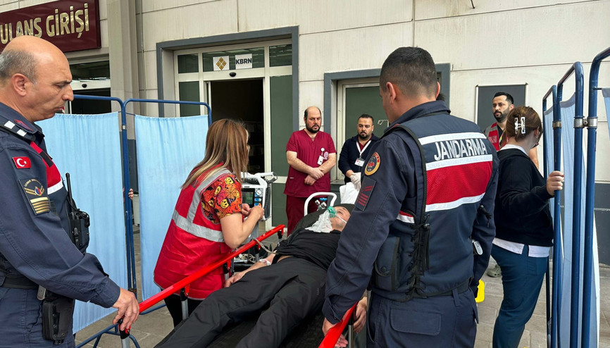 Nazilli Devlet Hastanesinde yangın tatbikatı