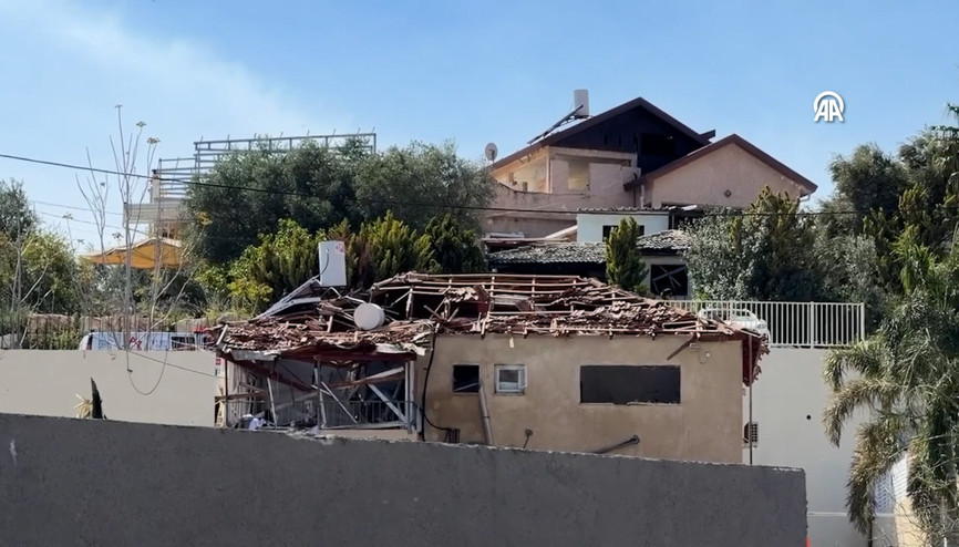 İrandan fırlatılan misilleme füzesi İsrailin Beyt Şemeş kentine düştü