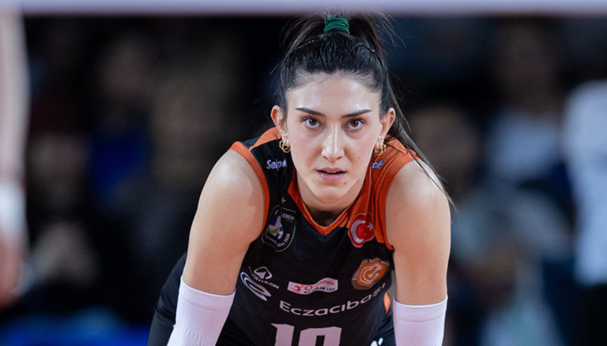 Eczacıbaşında Yaprak Erkekten VakıfBank sözleri: Hedefimiz bu seriden galip ayrılmak