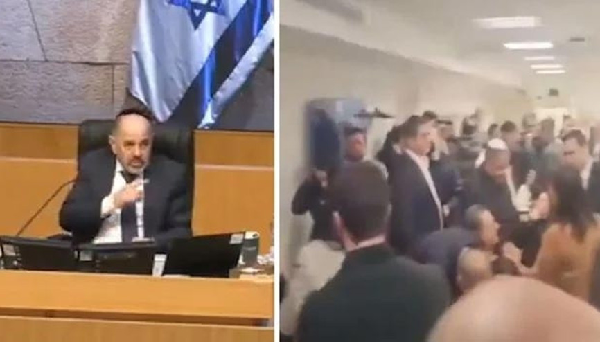 İsrail meclisinde siren paniği Milletvekilleri sığınaklara gitti
