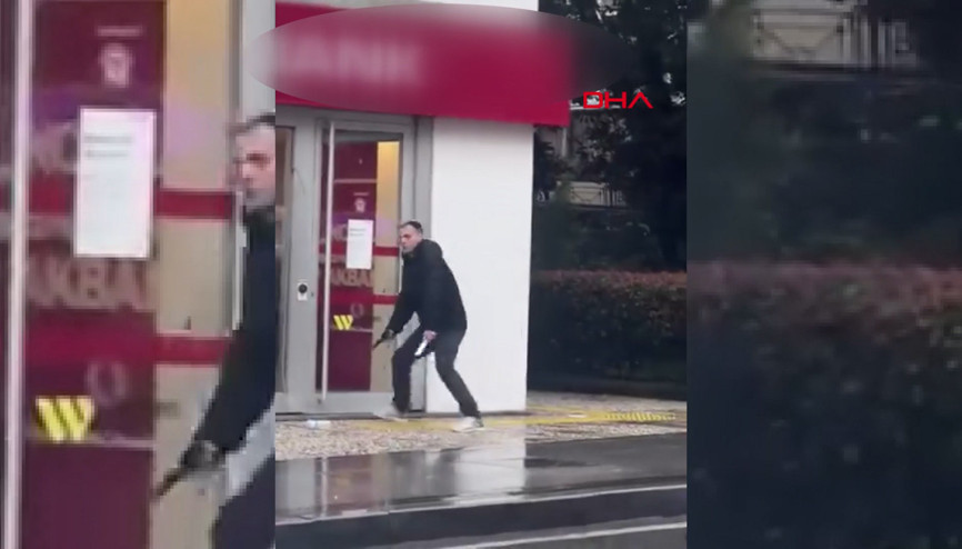 Beşiktaşta bankaya soygun girişimi