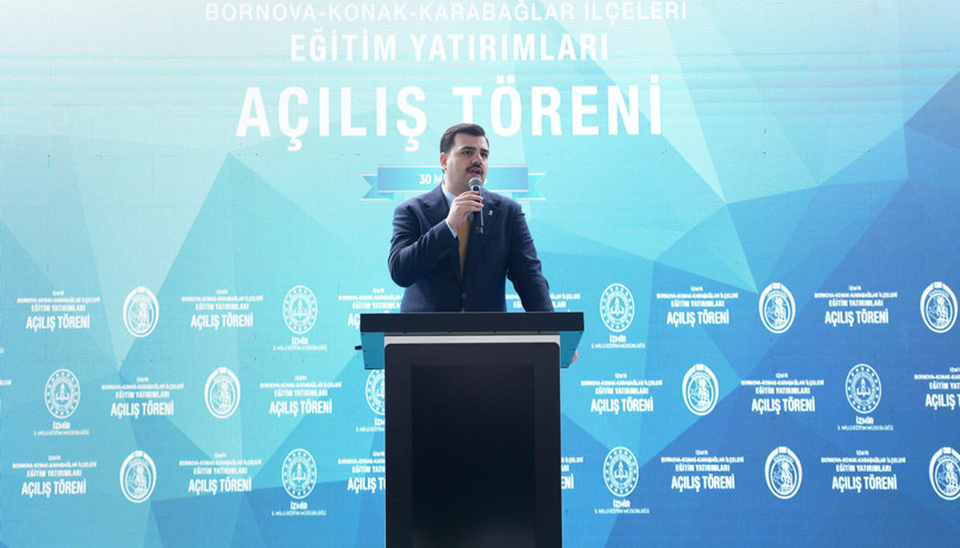 AK Parti Genel Sekreteri Eyyüp Kadir İnan, İzmir Eğitim Yatırımları Açılış Töreninde konuştu