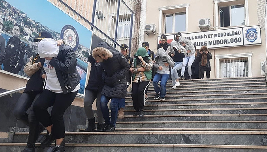 İstanbulda fuhuş operasyonu: 14 kişi hakkında gözaltı kararı