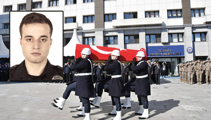 Şehit polise son veda