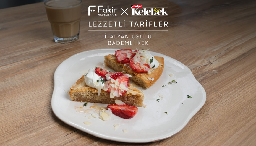 İtalyan Usulü Bademli Kek
