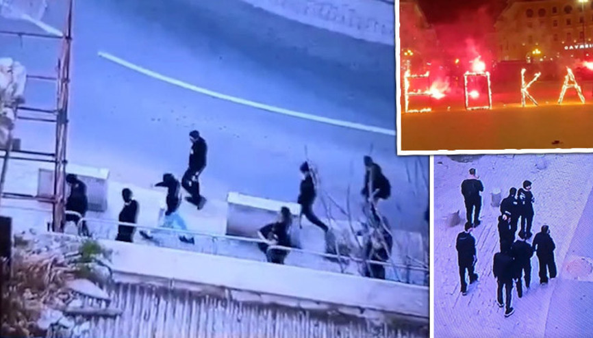 Lefkoşada skandal görüntüler Kıbrıs Türklerine çirkin saldırı: EOKAcılar taş ve patlayıcı madde fırlattı