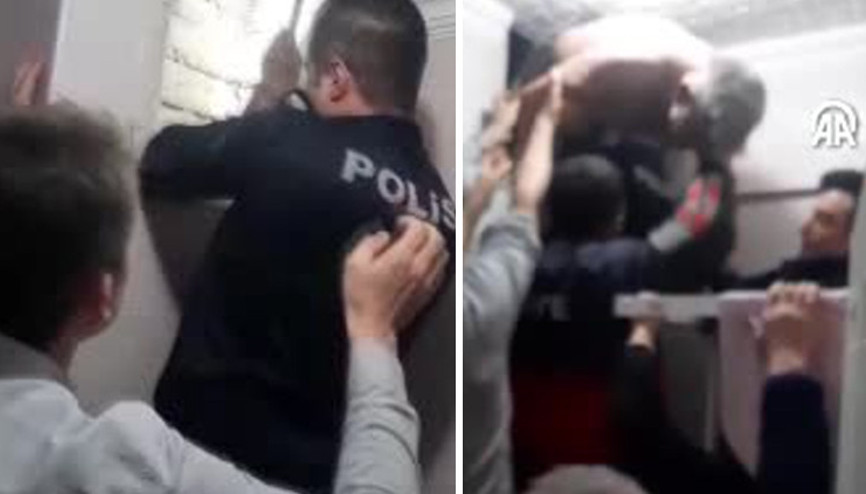 İşten eve dönen kadın neye uğradığını şaşırdı: Havalandırma boşluğundan böyle çıkardılar