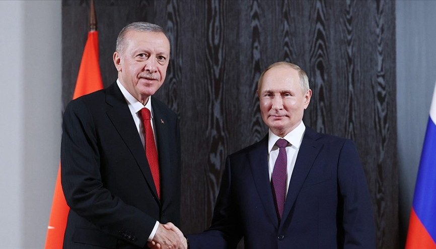 Cumhurbaşkanı Erdoğan, Rusya Devlet Başkanı Putin ile görüştü