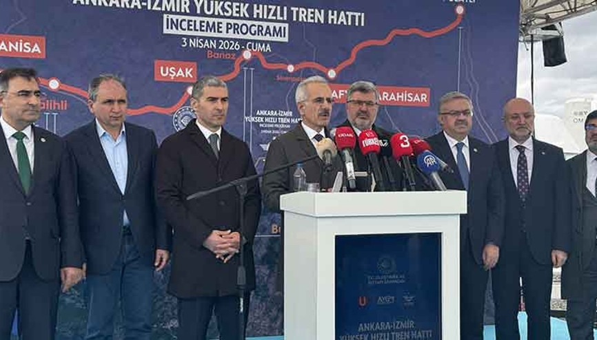 Bakan Uraloğlu: Ankara-İzmir arası 3 saat 30 dakikaya inecek