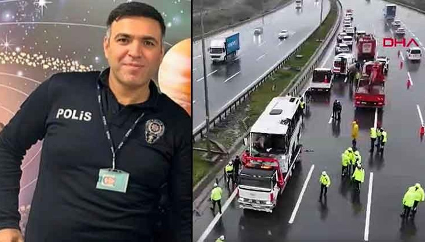 Trafik kazasında ağır yaralanan polis şehit oldu Bakan Gürlekten taziye mesajı