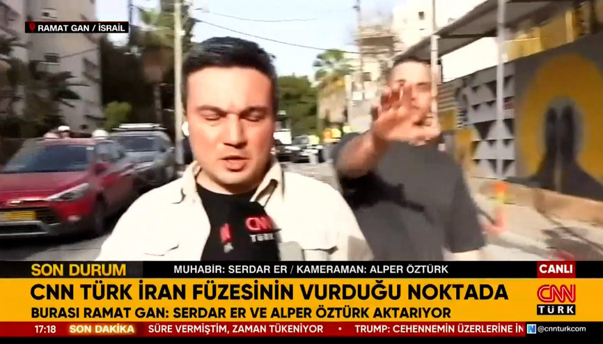 CNN TÜRK canlı yayınına müdahale