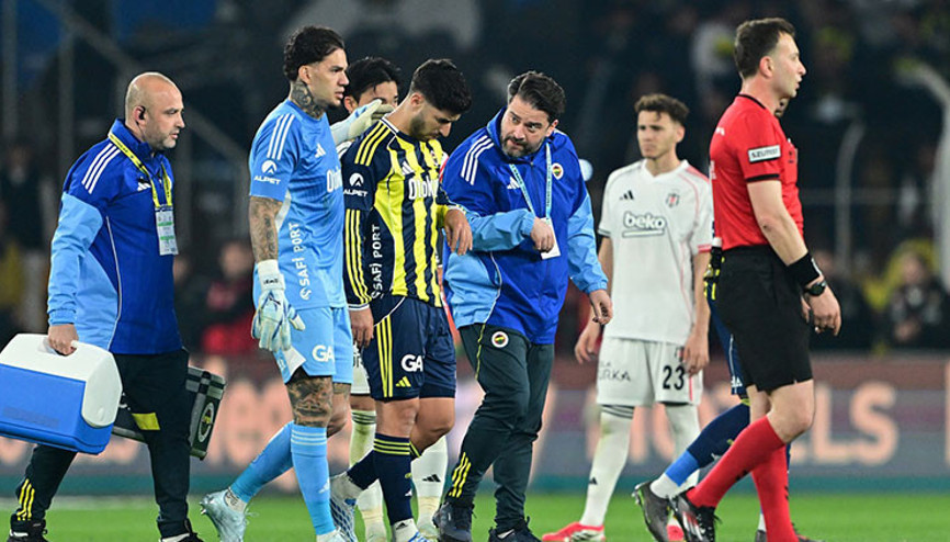 Fenerbahçede sakatlık şoku: Asensio, derbiye devam edemedi