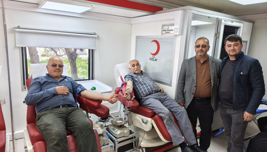 Korkutelide kan bağışı kampanyası