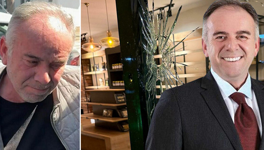 Belediyeye ait yerel ürün satış mağazası kurşunlandı Eski Germencik Belediye Başkanı Fuat Öndeş tutuklandı