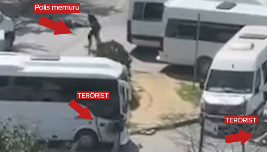 İstanbulda teröristlerin etkisiz hale getirildiği anlar kamerada: Kahraman polis dünya gündeminde