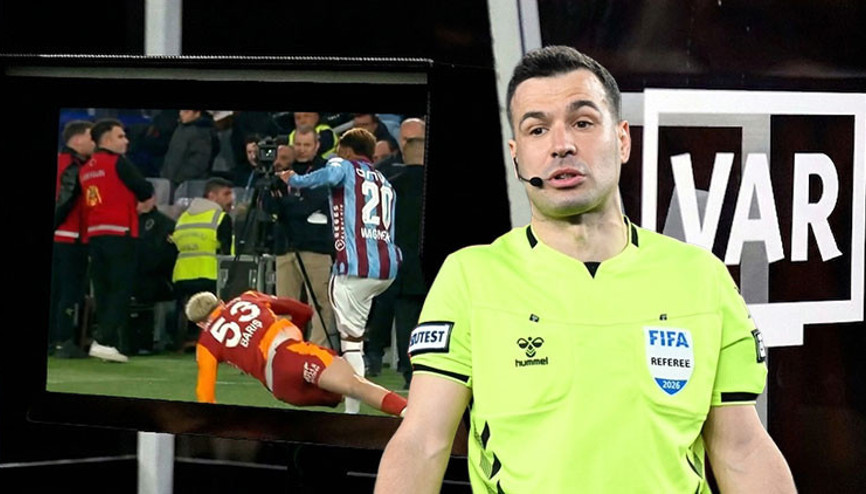 Trabzonspor-Galatasaray maçının VAR kaydı açıklandı: Hakem kararını neden değiştirmedi