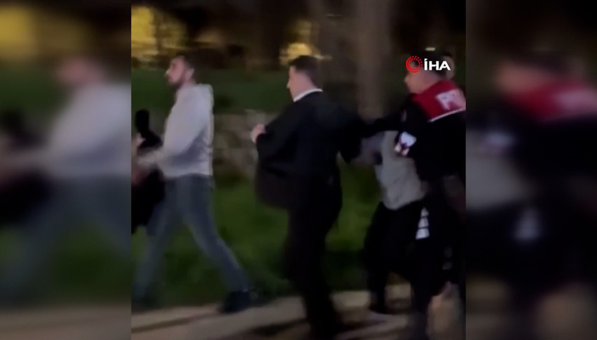 Sarıyerde kız yurduna gizlice giren kişi yakalandı