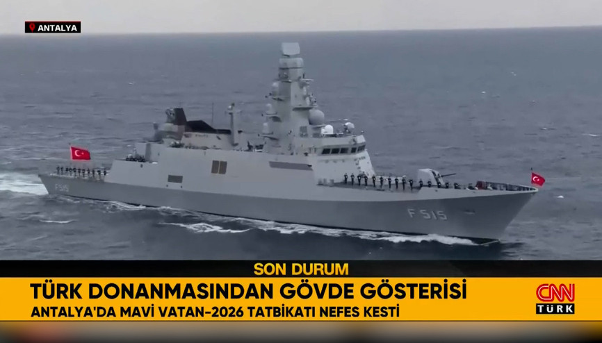 Mavi Vatan’da gövde gösterisi