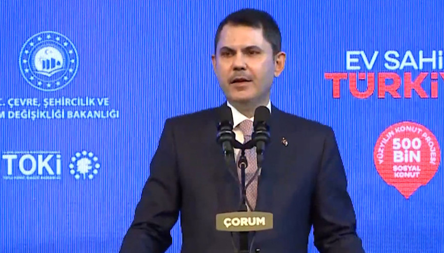 Bakan Kurum: Bakanlığımız olarak Çoruma yaptığımız yatırım miktarı 61 milyar liraya ulaşmış durumda