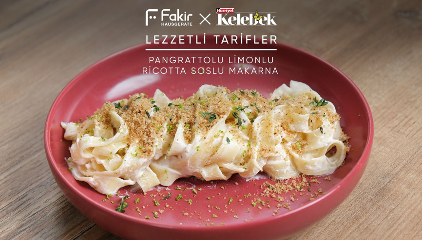 Pangrattolu Limonlu Ricotta Soslu Makarna