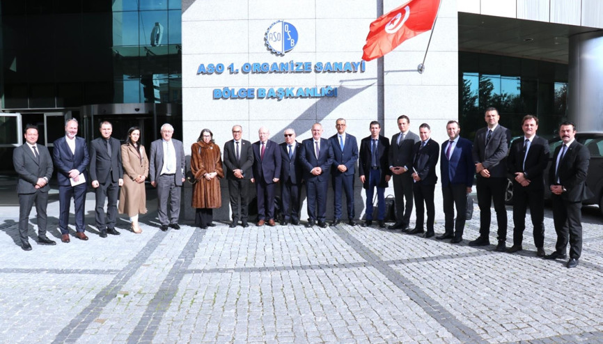 Tunus Büyükelçisi’nden ASO 1. OSB’ye Ziyaret