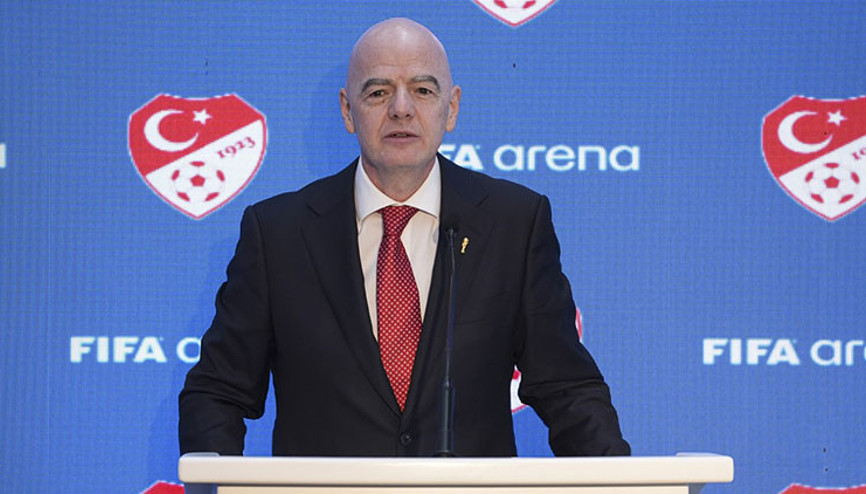FIFA başkanı Türkiye tezahüratı yaptı