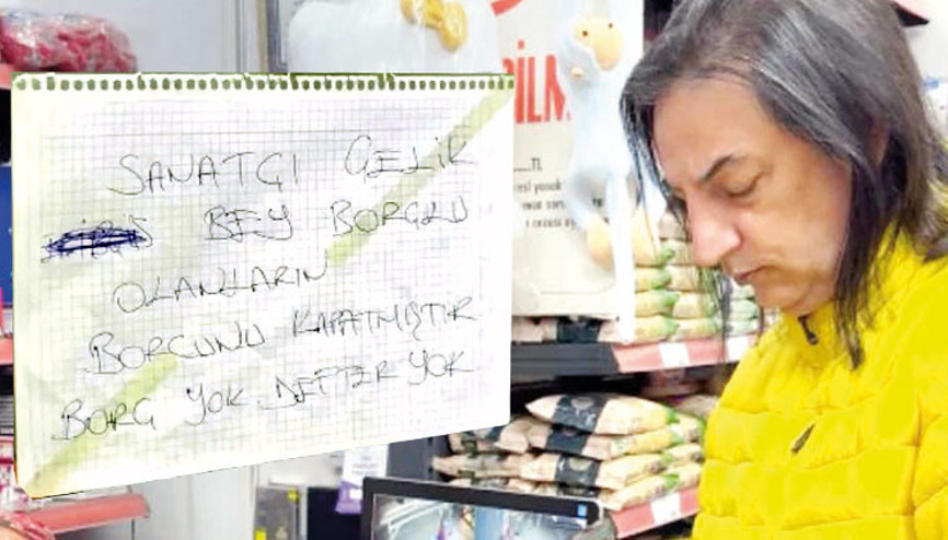 Konya’da borç defterini kapattı