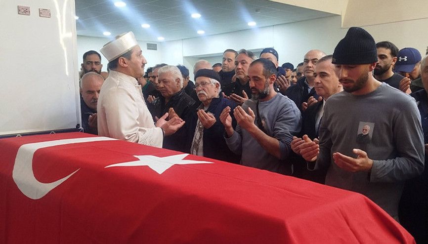 Kıbrıs Gazisi Ahmet Çetin Lübeck’te son yolculuğuna uğurlandı