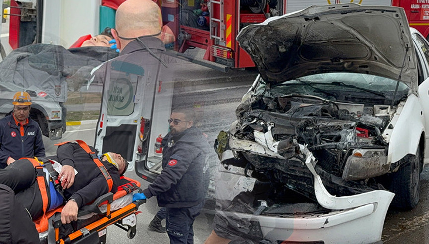 Spor kulübü tesislerinin önünde kaza: 4ü futbolcu 6 yaralı