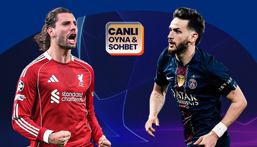 Liverpool geri dönüş için PSG’yi ağırlıyor Şampiyonlar Ligi heyecanı canlı sohbet ile Misli’de