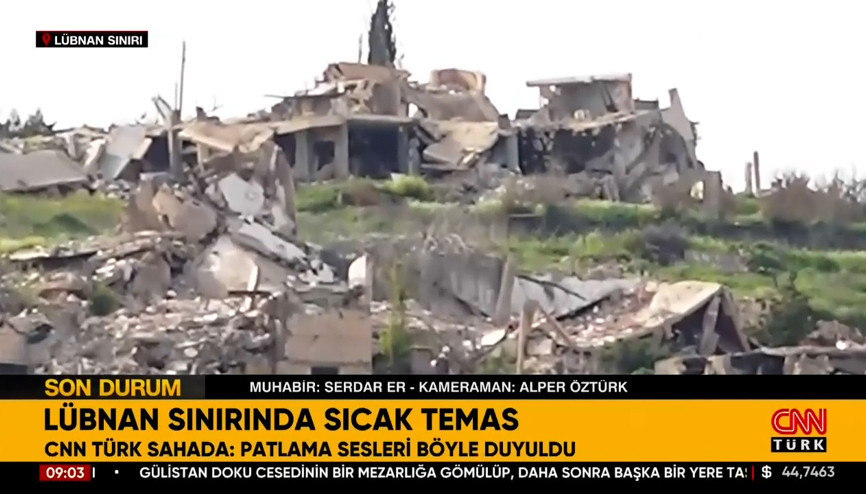CNN TÜRK ekibi Lübnan sınırında